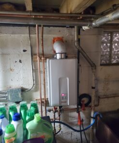 Rinnai V65iN Tankless Hot Water Heater, 6.5 GPM, Natural Gas, Indoor Installation 26 81VTeRDjAUL