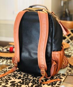 Itzy Ritzy Diaper Bag - Large Capacity Boss Backpack Diaper Bag Featuring Bottle Pockets, Changing Pad, Stroller Clips & Comfortable Straps, Coffee And Cream Large (Pack of 1) Coffee & Cream 55 81VTzCxhGrL 1