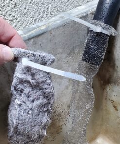 SUNHE 40 Pieces Lint Traps For Washing Machine, Snare Laundry Mesh Washer Hose Filter with 40 Pieces Cable Ties (40) 28 81VUBjoXBnL