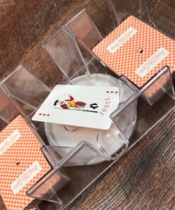 Brybelly Rotating Card Deck Tray | Standard Sized Playing Cards | Rotates in Any Direction | Clear | 9 Deck Tray 6 81VYYpYpTcL