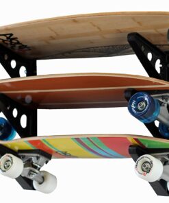 StoreYourBoard Skateboard and Longboard Storage Rack, Trifecta Wall Mount Display, Home and Garage Organizer 24 81VZEwTPZ4L