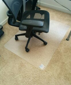 Floortex Polycarbonate Chair Mat 47" x 35" for Plush Pile Carpets 1 40 81VZLU6cSL
