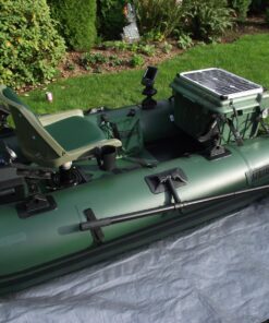 Sea Eagle 285 Frameless Inflatable 9’ Pontoon Fishing Boat - 1 Person- Lightweight, Portable-Perfect for Hunting & Fishing-Sets up in 5 Minutes 285fpb Frameless Fishing Boat Pro Package 44 81VZpHX4dSL