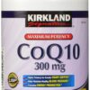 Kirkland Signature COQ10 100 Softgels, 300 mg, 6.4 Ounce 100 Count (Pack of 1)