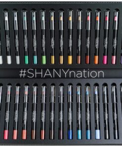 SHANY Chunky Eyeshadow Pencils Lip Liner, Eyeliner, Eye Pencils - Multi-Use Chunky Pencils for Eye Shadow, Lip Makeup, Lipstick with Vitamin E and Aloe Vera - Premium Packaging - Set of 30 Colors 37 81Vded9q7UL