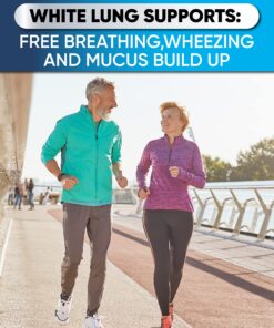 White Lung by NutraPro - Lung Cleanse And Detox.Support Lung Health. Supports Respiratory Health. 60 Capsule - Made in GMP Certified Facility. 17 81Vf6NsOEBL