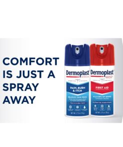 Dermoplast First Aid Spray, Analgesic & Antiseptic Spray for Minor Cuts, Scrapes and Burns, 2.75 Ounce (Packaging May Vary) 33 81VfKXdc0PL 1