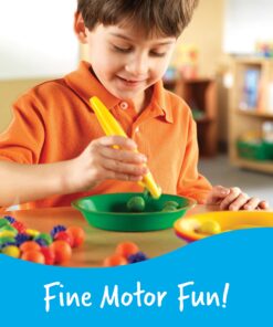 Alternative view of Learning Resources Jumbo Tweezers, Set Of 12, Sorting & Counting, Preschool Science, Homeschool, Toddler Fine Motor Skill Development, Christmas Gifts for Kids