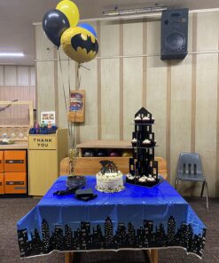 Fun Express Superhero Plastic Tablecloth - Birthday Party Table Decor Supplies - 1 Piece 14 81VfwqGD3rL