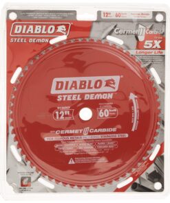 Diablo D1260CF 12-inch Steel Demon 60T Cermet II Carbide Ferrous Metal Saw Blade 13 81VhH5YZvLL