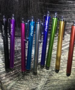 Sty-HD 9 pcs Rainbow of Colors Capacitive Stylus/Styli Touch Screen Cellphone Tablet Pen for iPhone 4 4s 3 3Gs iPod Touch iPad 2 Motorola Xoom, Samsung Galaxy, BlackBerry Playbook AMM0101US, Barnes and Noble Nook Color, Droid Bionic Fashionista 41 81Vi4eaU2LL