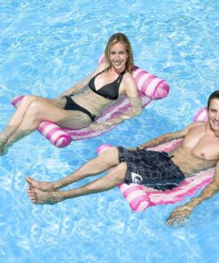 Poolmaster Water Hammock Pool Float for Adults, Pink Standard 7 81ViaLaR2mL