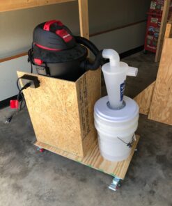 Oneida Air Systems Dust Deputy Deluxe Cyclone Separator Kit with Collapse-Proof Buckets for Wet/Dry Shop Vacuums (DD Deluxe 5-Gal) DD Deluxe 5-Gal 39 81Vjdgr8vTL