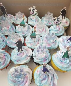 Set of 24 Pieces Frozen Cake Cupcake Decorative Cupcake Topper for Kids Birthday Party Themed Party 19 81VkOj1a01L