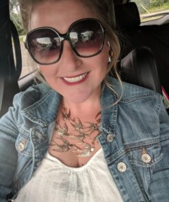 Jane Stone Vintage Swallow Fashion Collar Necklace Bib Statement Jewelry for Women Antique Bronze 28 81VmB8wmlL