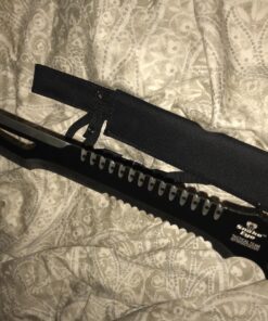 Snake Eye Tactical Fantasy Sword w/Nylon Sheath Machete Outdoors Camping 027 Silver Black 15 81VmOONc1L