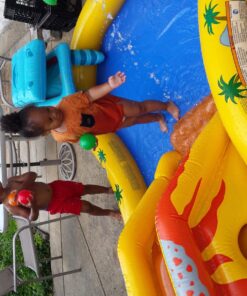 Intex Dinosaur Inflatable Play Center, 98in X 75in X 43in, for Ages 2+ 67 81VndZYZTTL