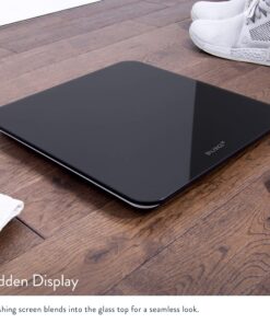 Greater Goods Digital Weight Bathroom Scale, Shine-Through Display, Accurate Glass Scale, Non-Slip & Scratch Resistant, Body Weight (Black) Basic, Black 26 81VntV4vd8L 5