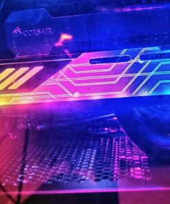 Corsair CORSAIR Crystal 570X RGB Mid-Tower Case, 3 RGB Fans, Tempered Glass - Mirror Black (CC-9011126-WW) 68 81VotoujCSL