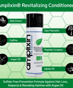 Hair Growth Conditioner - Hair Loss Conditioner For Thinning Hair - Sulfate Free Prevention Formula Against Hair Loss, Alopecia & Receding Hairline with Argan Oil - by Amplixin 24 81Vp0 ywBSL