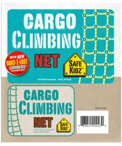 Safe Kidz Cargo Climbing Net, 100% Polyester Rope Ladder, 96" L x 30" W + Drill Bit & Instructions Regular 24 81Vpu0e7bUL