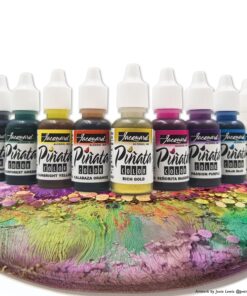 Jacquard Alcohol Ink Set - Pinata Color Exciter Pack - Highly Saturated - Acid-Free - 9 Assorted Colors Half Ounce 48 81Vr55mERuL