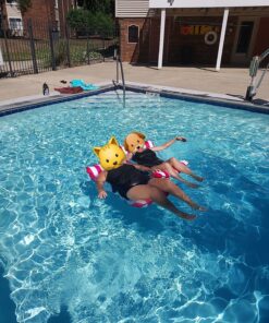 Aqua Original 4-in-1 Monterey Hammock Pool Float & Water Hammock – Multi-Purpose, Inflatable Pool Floats for Adults – Patented Thick, Non-Stick PVC Material Burgundy – Hammock 26 81Vr6gsfNCL