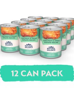 Natural Balance Limited Ingredient Adult Grain-Free Wet Canned Dog Food, Chicken & Sweet Potato Recipe, 13 Ounce (Pack of 12) 16 81VrRubE1lL