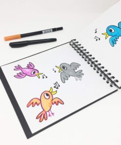 Crescent Creative Products 8-inch RENDR Wire-Bound Sketchbook, 8" x 8", Model:12-00017 8" x 8" Wirebound Sketchbook 25 81VsLHMPVVL