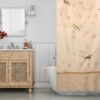 Avanti Linens Gilded Birds 72" x 72" Shower CurtainGold and Ivory Shower Curtain 11 81Vtn40rRZL