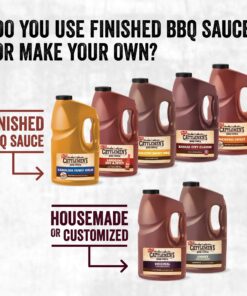 Cattlemen's Original Base BBQ Sauce, 1 gal - One Gallon Container Customizable Barbecue Sauce Base for Chefs, Ideal for Ribs, Briskets, Sauces for Salads, Seafood and More 1 Gallon (Pack of 1) 16 81VtxLGr WL 1