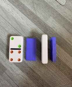 BlueSnail 10 Colors Authentic Standard Basswood Wooden Domino Blocks Set, Kids Educational Racing Toy Tile Games(240 pcs) 19 81VuZw9e1uL