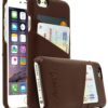 Bastex iPhone 6 Plus / 6s Plus Case, Premium Genuine Leather Slim Fit Snap On Executive Wallet Card Case for iPhone 6 Plus 20 81VuuM8eniL