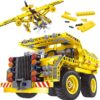 GILI STEM Building Toy for Boys 8-12 - Dump Truck or Airplane 2 in 1 Construction Engineering Kit (361pcs) Best Gift for Kids Age 6 7 8 9 10 11 12+ Years Old 12 81VvWWS3TmL