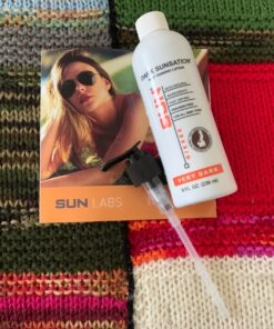 Sun Laboratories By Giesee Dark Sunsation Tinted Self Tanning Lotion 8 oz | Fake Tan, Self Tan, Self Tanner | Organic, Non Toxic Body Bronzer & Face Tanning Lotion | Sunless Tan, Instant Natural Tan, 8 Ounce Very Dark 32 81VyQi1YgRL