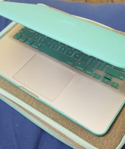 RUBAN for Old MacBook Pro Retina 13 inch (A1502 & A1425 Models) 2015 2014 2013 2012 Release,Plastic Hard Shell Case & Keyboard Cover, Turquoise 44 81Vybi84w2L