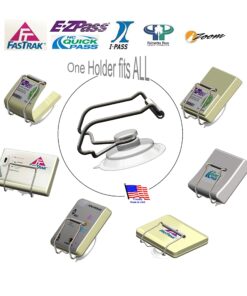 JL Safety EZ Pass Holder - Indestructible Toll Pass Holder for EZ-Pass, I Pass, FasTrak, SunPass & SunPass Pro, Uni, NC QuickPass, EPass Xtra, 91 Express Lanes & more - Made in USA 31 81W2KFpiA0L