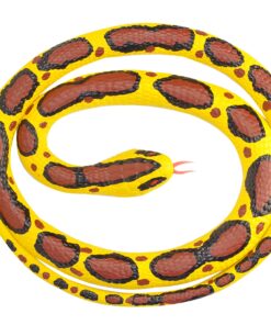 Wild Republic Burmese Python, Rubber Snake Toy, Gifts for Kids, Educational Toys, 46