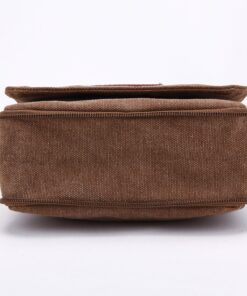 Berchirly Small Vintage Canvas Leather Messenger Crossbody Bag Pack Organizer Medium Coffee 15 81W4FeN8w6L
