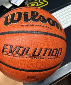 WILSON Evolution Indoor Game Basketballs - Size 5, Size 6 and Size 7 Brown - Game Ball Size 7 - 29.5" 41 81W4ZWCVldL