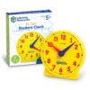 Learning Resources Big Time Student Clock, Teaching & Demonstration Clock, Develops Time and Early Math Skills, Ages 5+, Clock for Learning, 12 Hour,Back to School Gifts