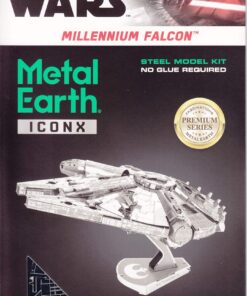 Metal Earth Fascinations ICONX Premium Series Star Wars Millennium Falcon 3D Metal Model Kit 23 81W8TycVZ4L