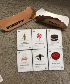 Taco vs Burrito Family Board Games for Kids 6-8, 8-12 & Up - Fun Card Games for Kids and Families, Kids Family Game Night 41 81WA fv9g3L