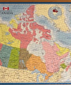Alternative view of Map of Canada