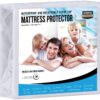 Utopia Bedding Waterproof Mattress Protector Queen Size, Premium Terry Mattress Cover 200 GSM, Breathable, Fitted Style with Stretchable Pockets (White) White