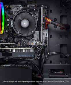 SkyTech Blaze II Gaming Computer PC Desktop – Ryzen 5 2600 6-Core 3.4 GHz, NVIDIA GeForce GTX 1650 4G, 500G SSD, 8GB DDR4, RGB, AC WiFi, Windows 10 Home 64-bit 2600 | 1650 25 81WBnlCtWcL
