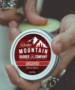 Rocky Mountain Barber Company Beard Balm - Classic Unscented - 100% Natural - Premium Wax Blend with Nutrient Rich Bees Wax, Jojoba, Coconut Oil 8 81WD7Hcrg5L