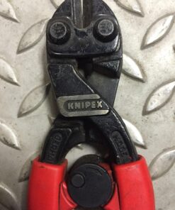 KNIPEX - 7112200 Tools 71 12 200, Comfort Grip High Leverage Cobolt Cutters with Opening Lock and Spring 24 81WF2OVKtxL