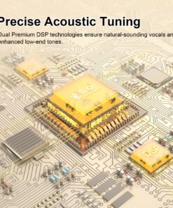 DOSS SoundBox XL Bluetooth Speaker with Subwoofer, 32W Loud Sound with Booming Bass, Dual DSP Technologies, 10H Playtime, USB-C, TWS, 2.1 Sound Channel Home Speaker for Indoor, and Office-Upgraded Black 33 81WFd2j47iL