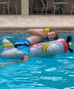Intex Water Gun Plane Ride-On, 52" x 51", for Ages 3+, 1 Pack (Colors May Vary) 29 81WFfcif8YL